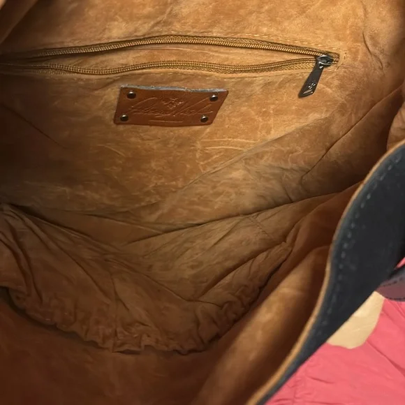 Gorgeous Patricia Nash Suede Colorblock Collection Caffarelli Brand New - Picture 7 of 12